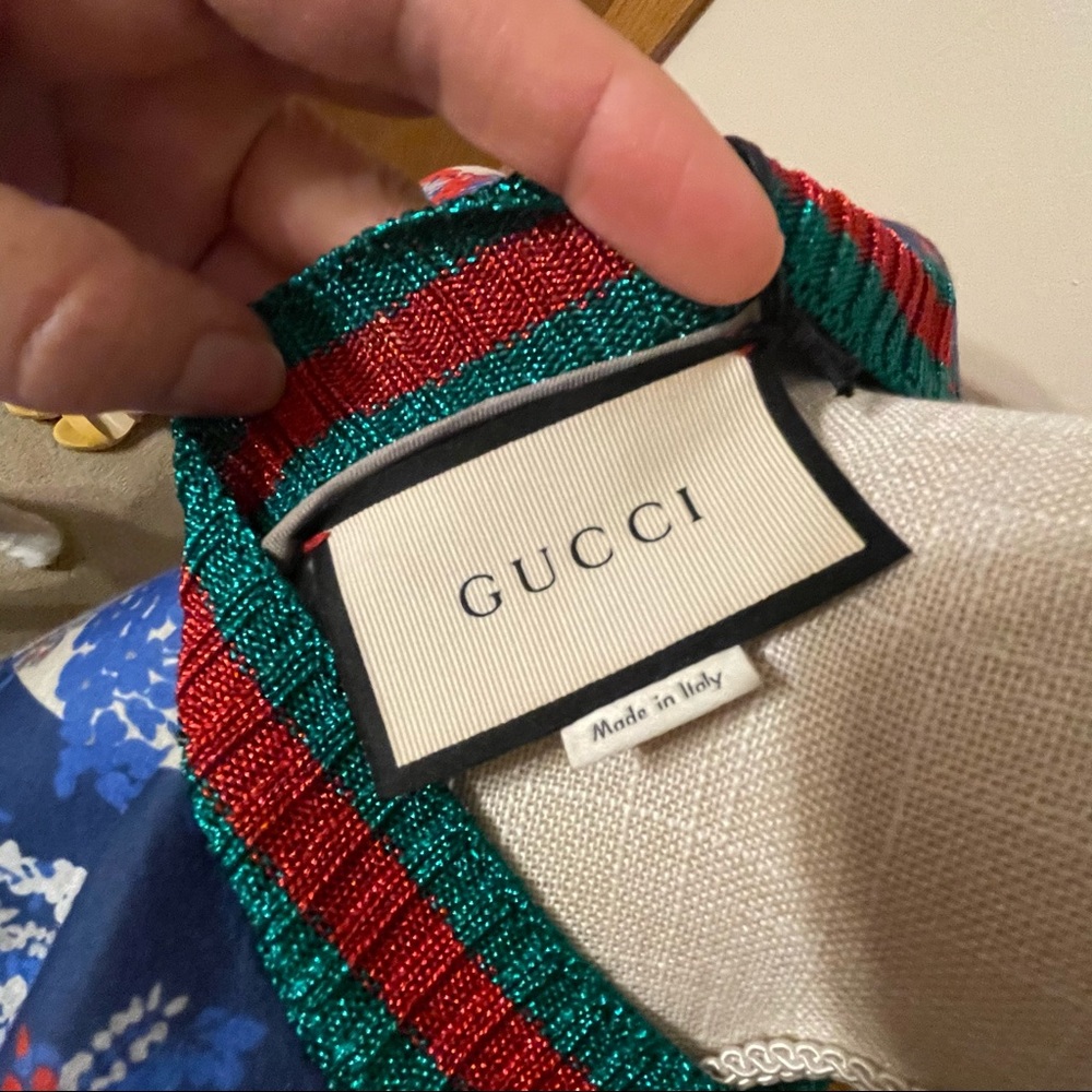 NWT Gucci floral print crewneck - Picture 5 of 11